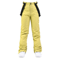 Unisex-Skihose mit Trägersystem | wintertauglich – Grün