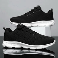 Atmungsaktive Herrenschuhe – Schwarz/Weiß