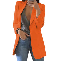 Damen-Blazer mit klarer Schnittführung | berufliche Ausrichtung – Orange