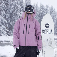 Damenjacke mit Kapuze | Übergangsgeeignet – Rosa