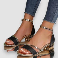 Janet | Orthopädische Sandalen – Schwarz