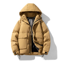 Ascentra | Wasserdichte Winterjacke mit Kapuze für Männer – Khaki