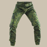 Cargohose für Herren - Leichte Sommer-Wanderhose im militärischen Stil für Outdoor – Grün