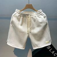 Kurze Hosen für Herren - Leichte Sommer-Jogginghose – Weiß