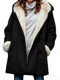Wivense | Stilvolle Winterjacke mit Kapuze – Schwarz
