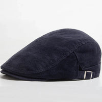 Unisex Modische Cord Baskenmütze | Stilvoll – Marine