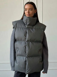 Zavinya | Daunenjacke – Grau - Weste