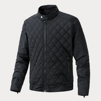 Elegante Herren Bomberjacke – Schwarz
