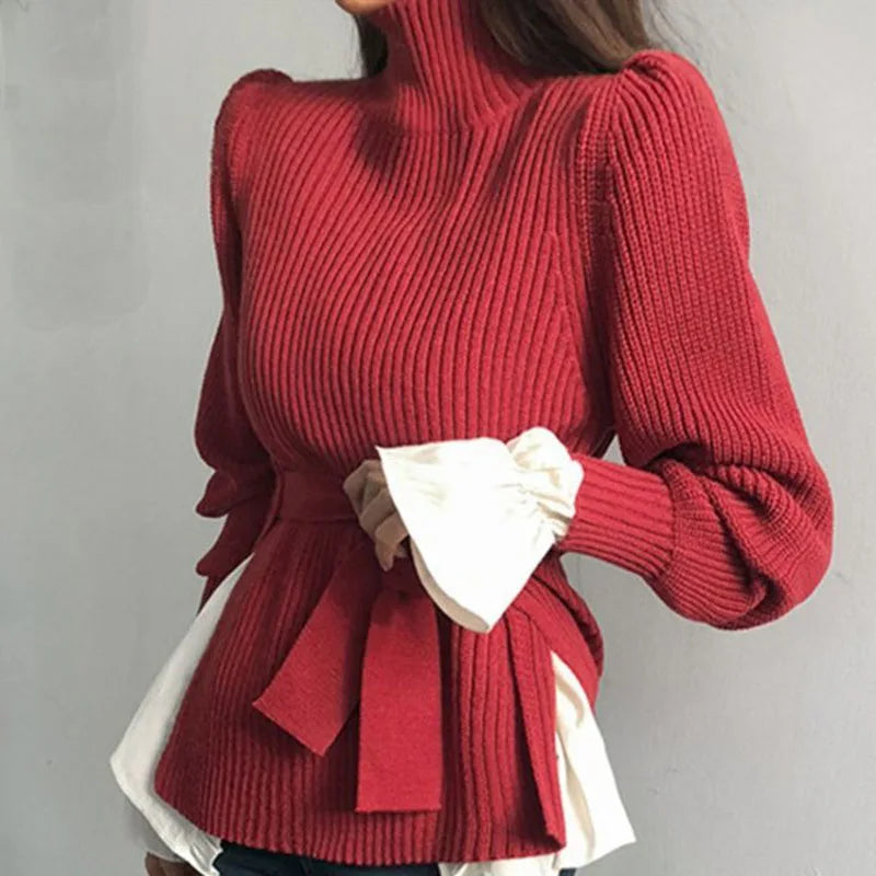 Daphne - Eleganter Rollkragenpullover