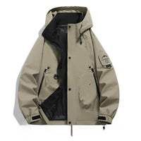 Herren Jacke | Lockeren Schnitt geeignet für Winterlagen – Khaki