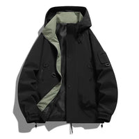 Herren Jacke | Lockeren Schnitt geeignet für Winterlagen – Schwarz