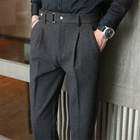 ADAL - ELEGANTE HOSE AUS WOLLE – Grau