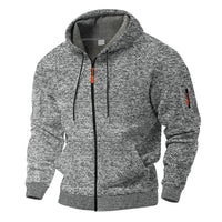 Kajetan - Bequeme Jacke Mit Reißverschluss Und Taschen – Grau