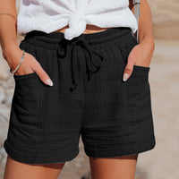 Xena - Sommerliche Freizeit-Shorts – Schwarz