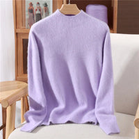 Aurielle Cashmere Soft Knit – Lavender Purple
