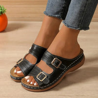 Jasmine | Verstellbare Sandalen™ – Schwarz