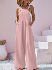 Sommer-Overall für Damen - Bequemer ärmelloser Einteiler für heiße Tage – Rosa