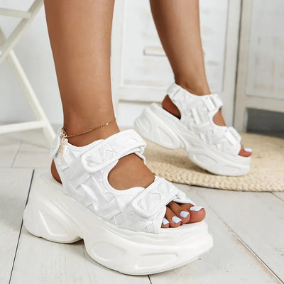 Heidi-Mode | Super Plattform Chunky Sandalen