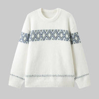 William | Vintage Icelandic Sweater – Weiß