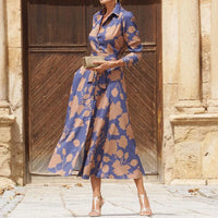 Élise | Schickes langärmeliges Kleid – Violett