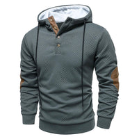 Slobodan – Stilvoller Langarm-Kapuzen Pullover – Grau