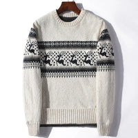 Samuel | Vintage Icelandic Sweater – Weiß