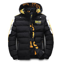 Wisilse | Warme Herren-Daunenjacke Winter Mode – Schwarz
