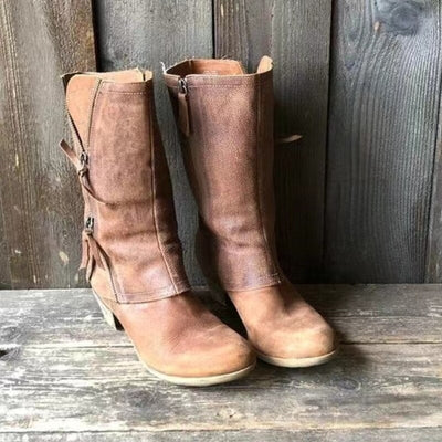 LassoLuxe - Zeitlose Cowgirl-Stiefel
