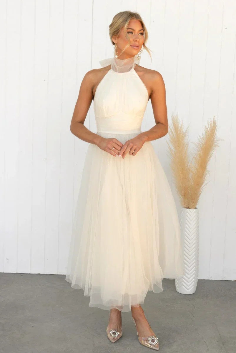 Sonya - Rückenfreies elegantes Sommerkleid