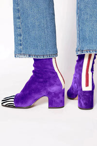 Elisa | Damen Stiefeletten modern und zeitlos – Lila