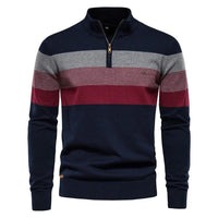 Neuhaus | Stilvoller Pullover mit Stehkragen – Marine