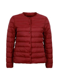 Eyaria | Leichte und warme Winterjacke für Damen – Rot