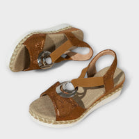 Hermia - Damen Freizeit-Sandalen – Braun