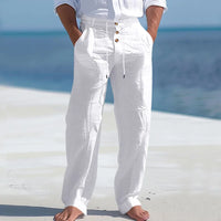 Linen Summer Pants – Weiß