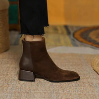 Janna® | Lederstiefel – Braun