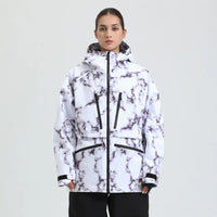 Unisex-Skijacke für Wintersport | funktionale Ausführung – Weiß 2