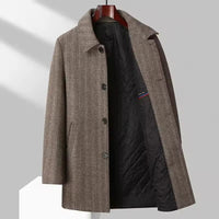 Edwin -| Herren Warme mantel – Braun
