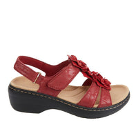 Marlee | Modische orthopädische Sandalen – Rot
