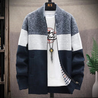 Hoodie für Herren - Leichte Strickjacke für den Sommer – Dunkelgrau