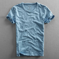 JEAN - VINTAGE-BAUMWOLL-T-SHIRT – Blau