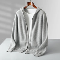 Lucerne Cashmere Hoodie – Hellgrau