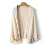 Aurelia Wool Shawl – Creme