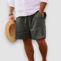 Budy | Stylish Linen Shorts – Grau