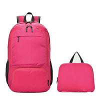 Leicht Faltbar Unisex Reise Rucksack | Draußen – Rosa