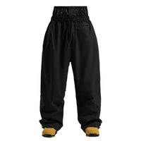 Unisex-Skihose im Cargo-Stil | locker geschnitten – Schwarz