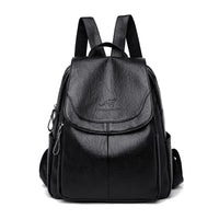 Heidi Sommer Rucksack | Modischer, trendiger Schul- oder Bürorucksack für Frauen – Schwarz