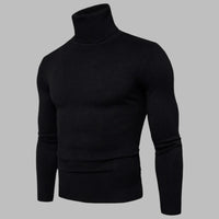 Daniel Pullover | Leichter Eleganter Herrenpullover für Warme Sommertage – Schwarz
