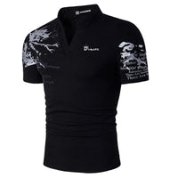 Dorsey - Regular Fit Kurzarm Poloshirt – Schwarz