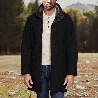 Klefirath | Neue europäische Herren-Mittellange Jacke im integrierten Stil aus Baumwolle