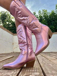 Moderne Cowboystiefel für Damen | Bequem – Rosa